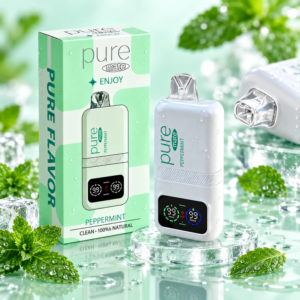 Peppermint Nicotine-Free Vape - 10,000 Inhales - Image 6